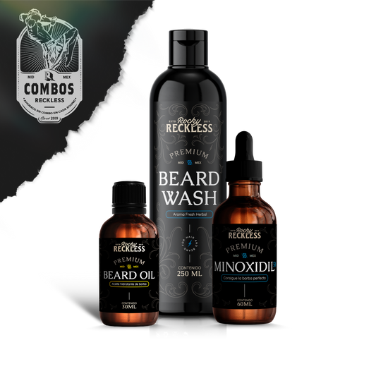 Combo | Crecimiento y cuidado de barba